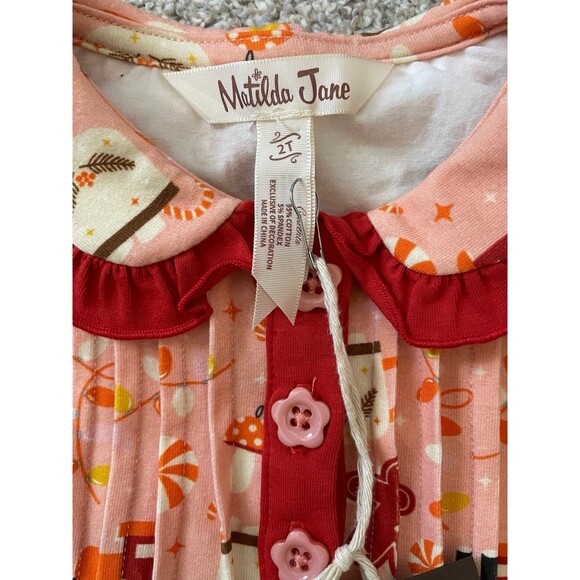 NWT Matilda Jane Holiday Dress 2T - Picture 2 of 3